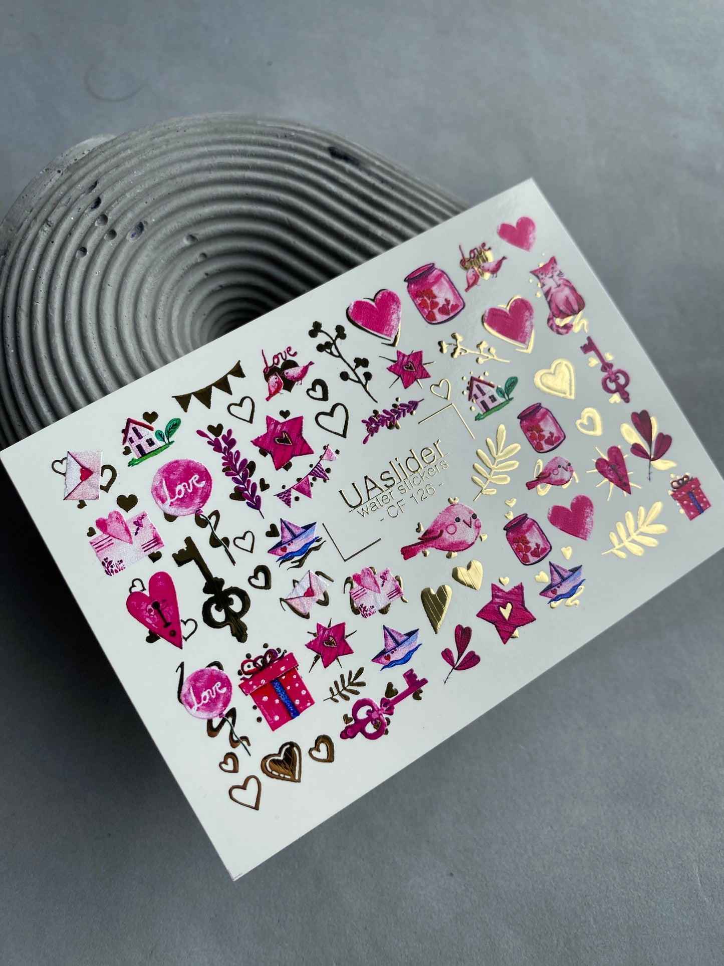 Nail Water Decal CF-126