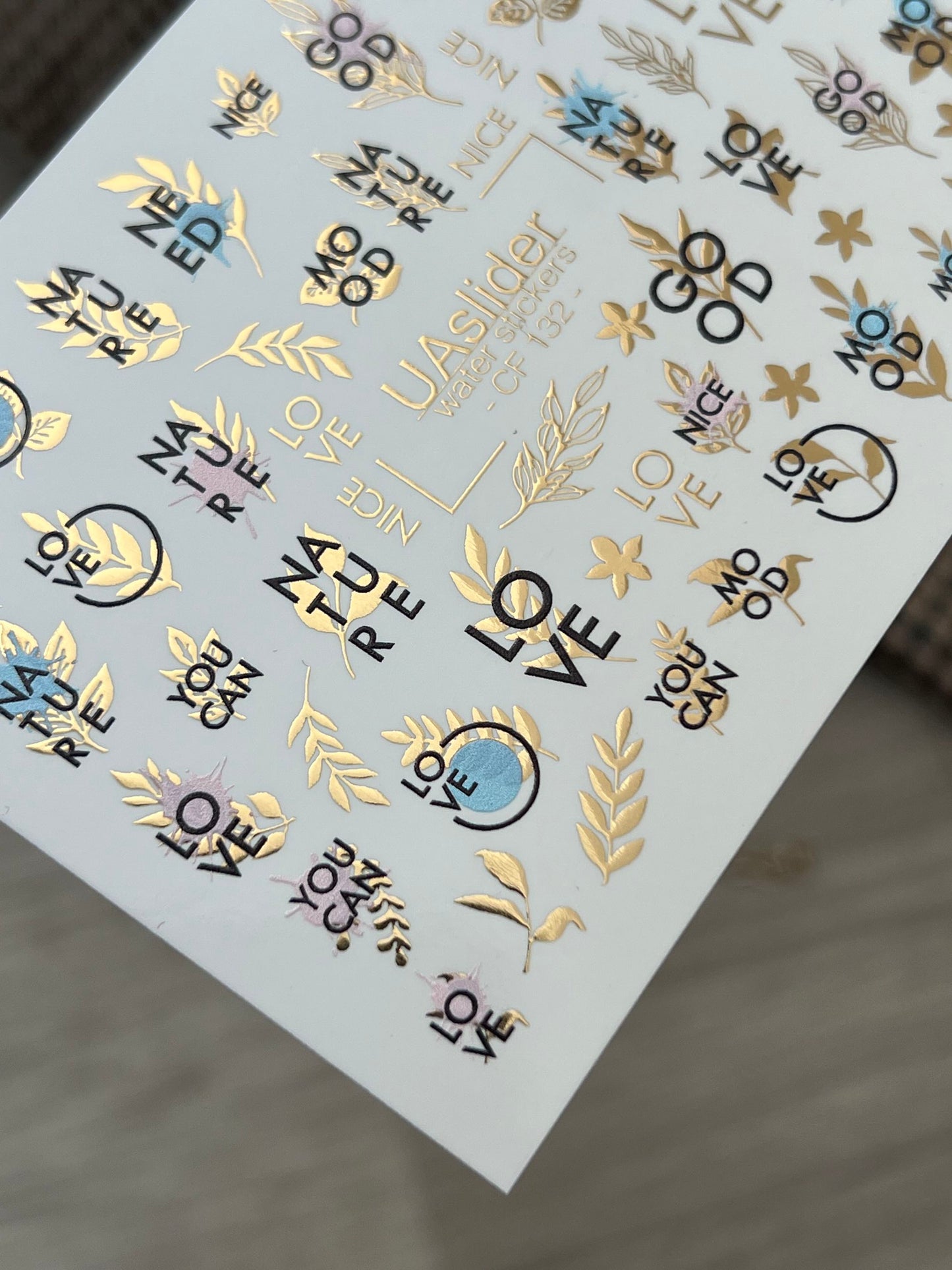 Nail Water Decal CF-132