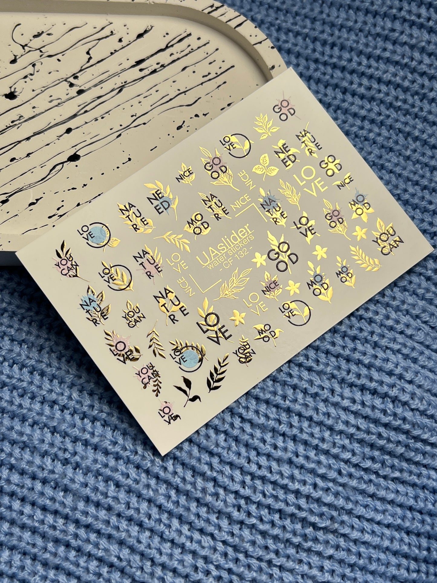 Nail Water Decal CF-132
