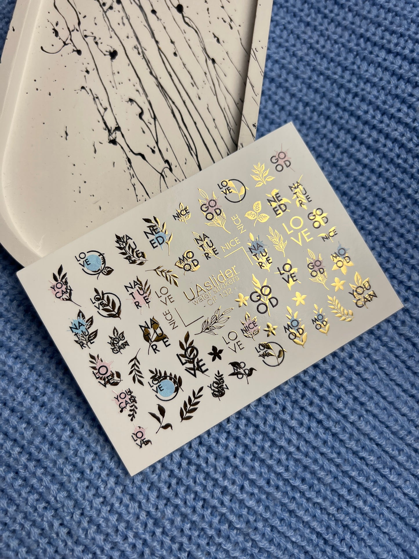 Nail Water Decal CF-132