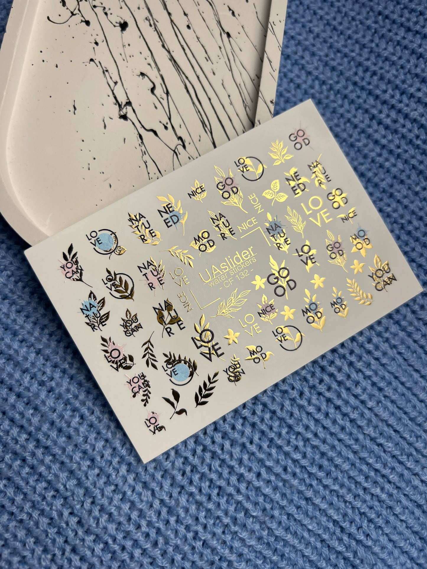 Nail Water Decal CF-132