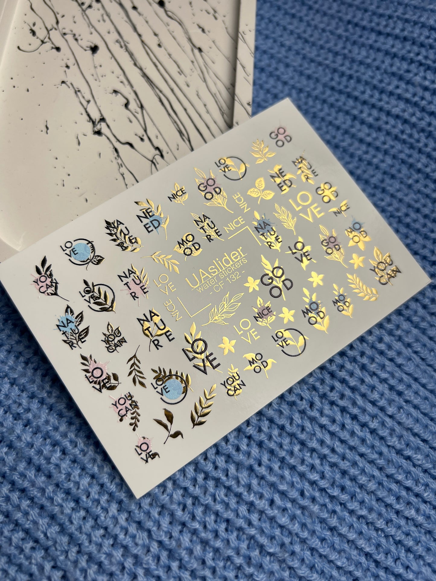 Nail Water Decal CF-132
