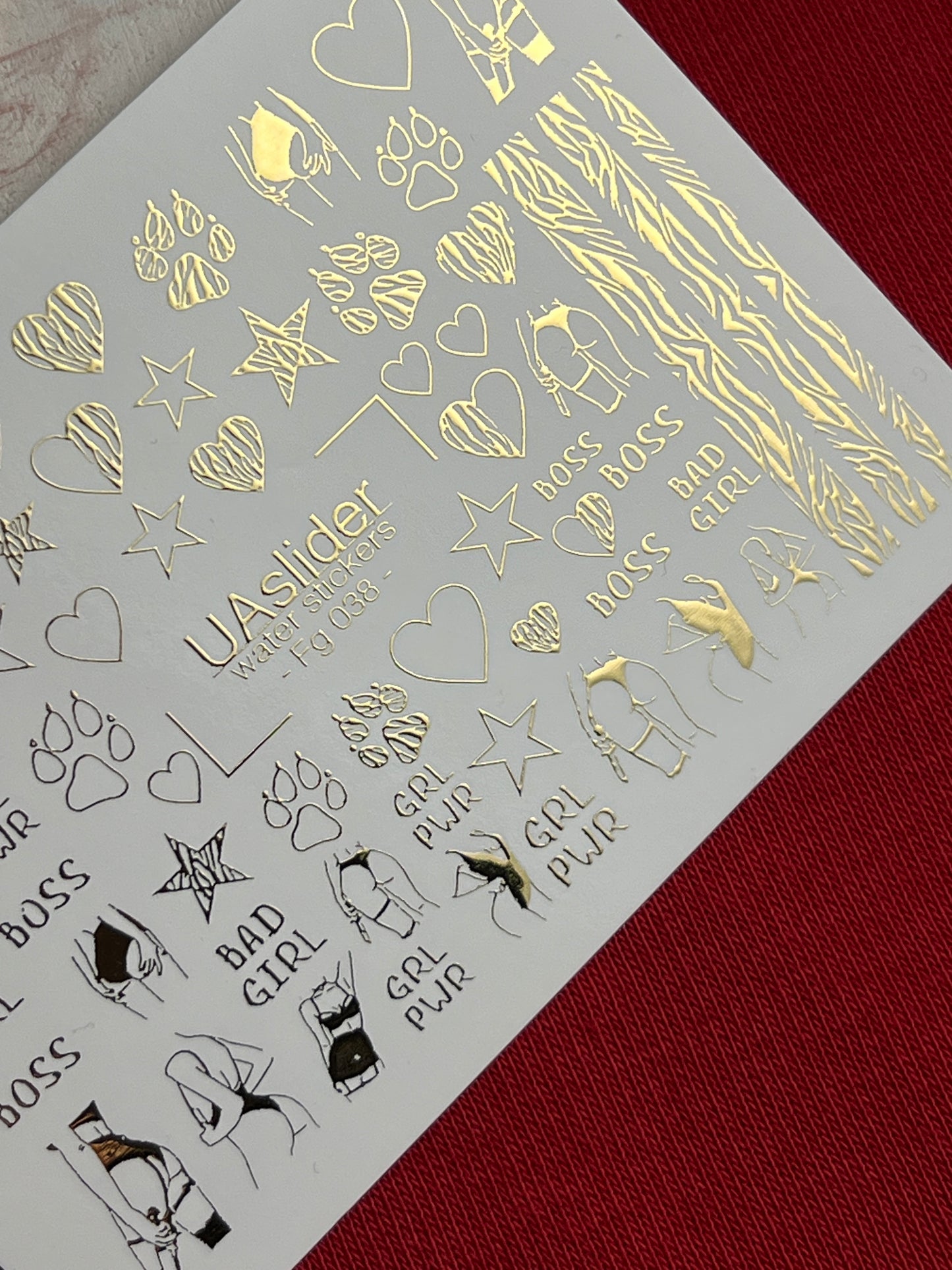 Nail Water Decal Fg-038