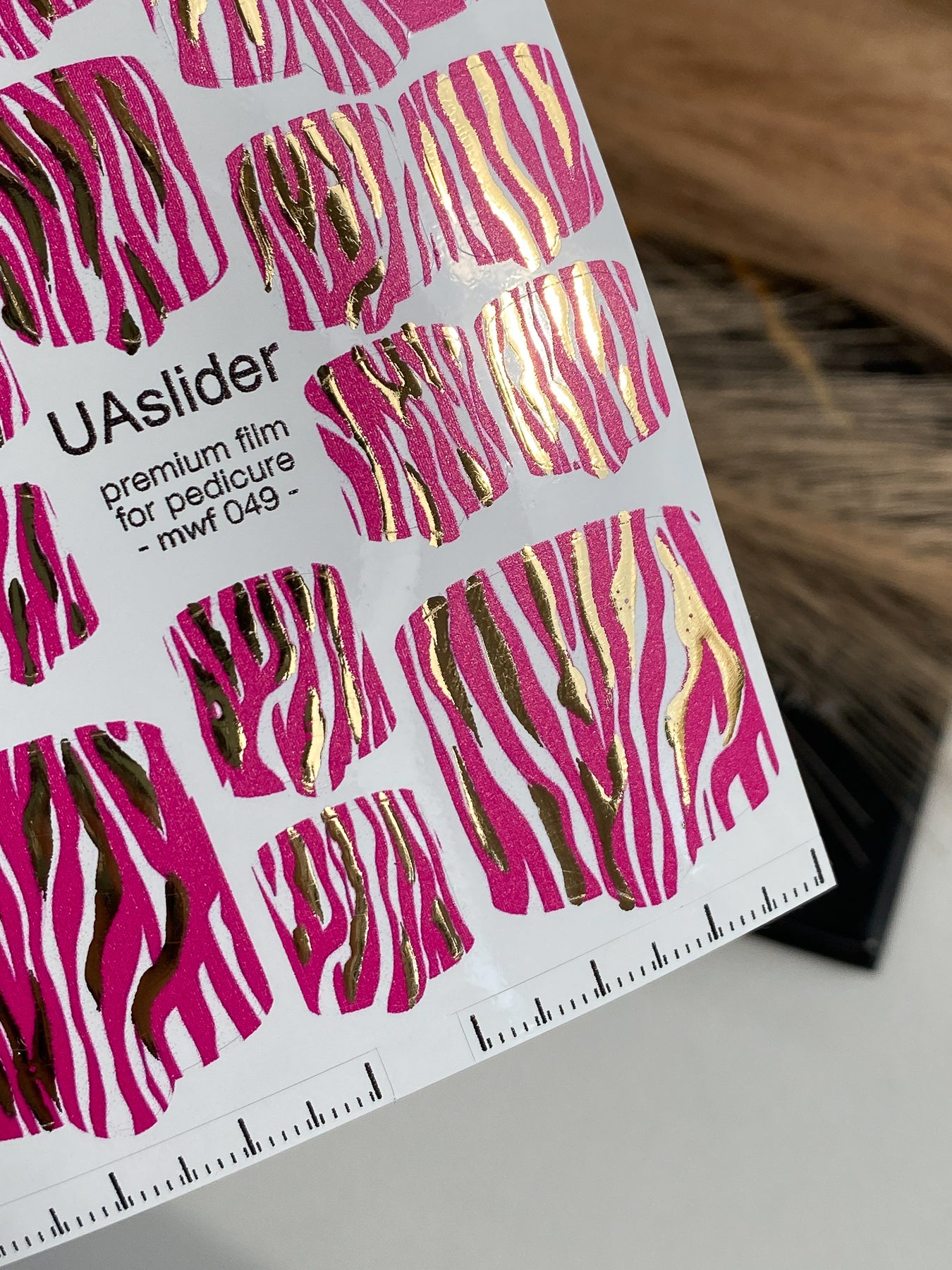 Pedicure nail wrap films mwf-049