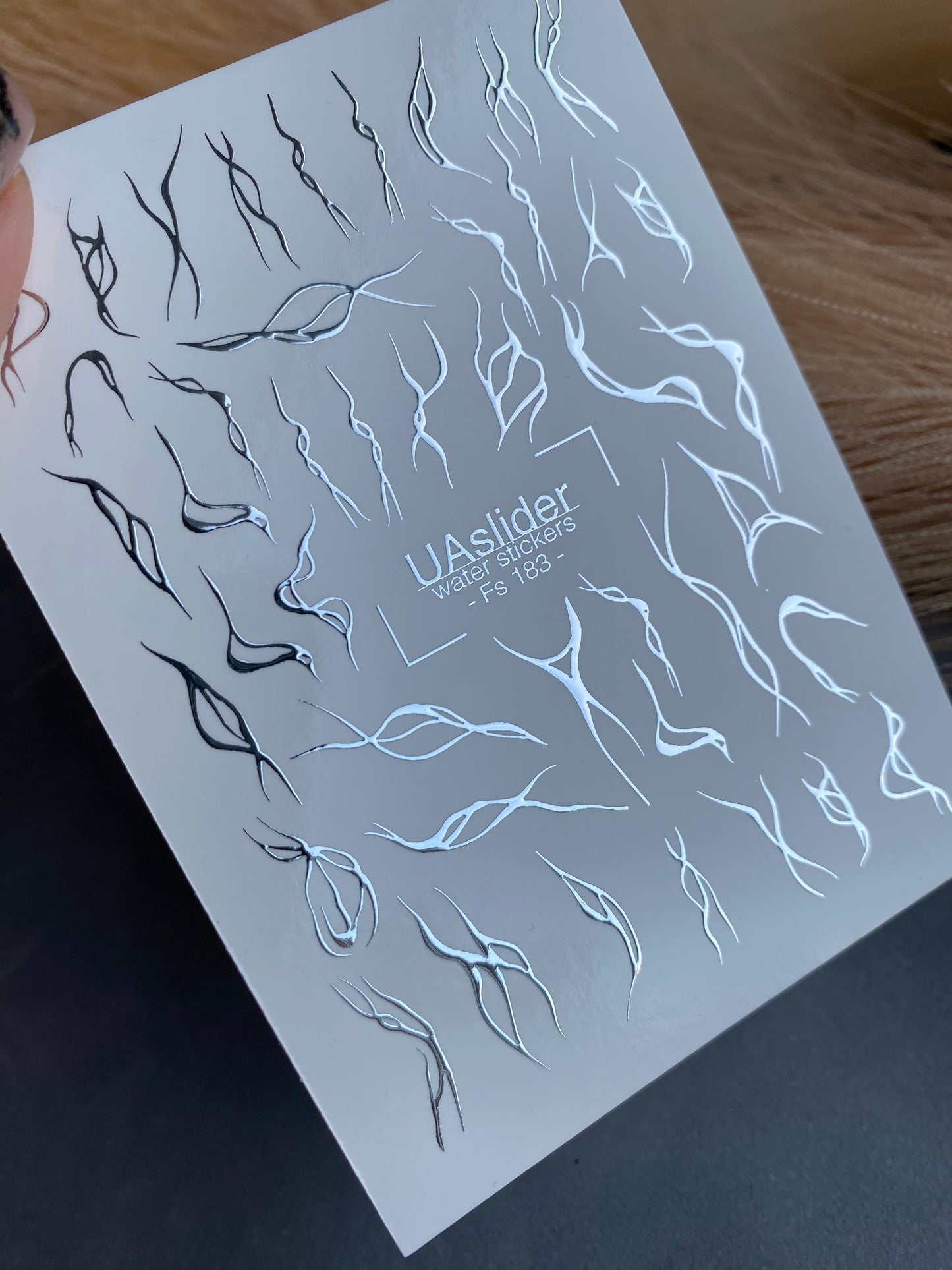 Nagel Water Decal Fs-183 | Water Slide Nagel Decals Abstract | Minimalistische Lijnvormen