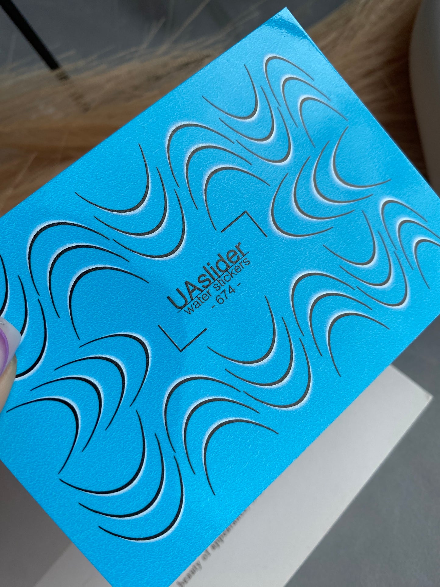 Nail Water Decal 674