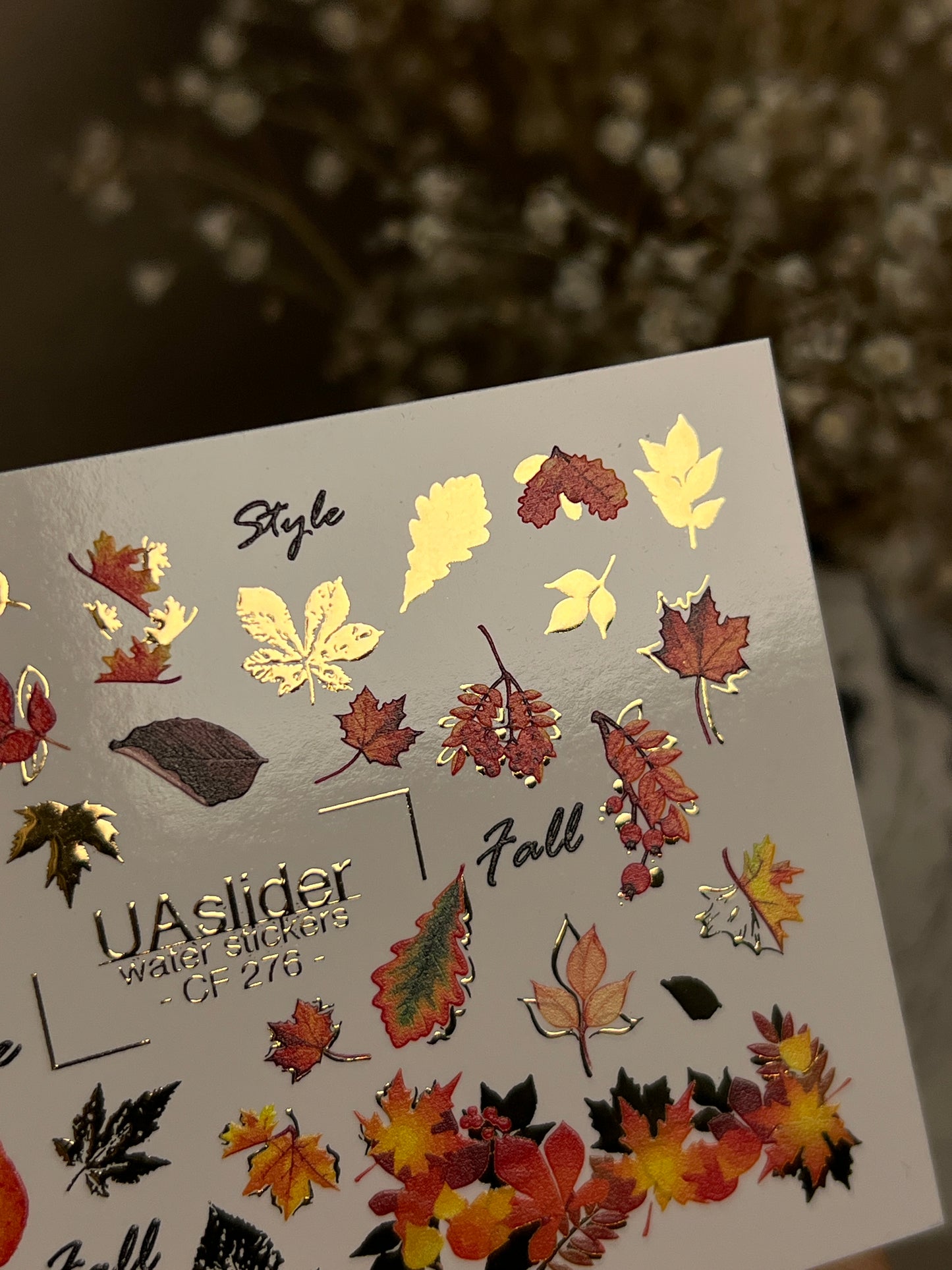 Nail Water Decal CF-276