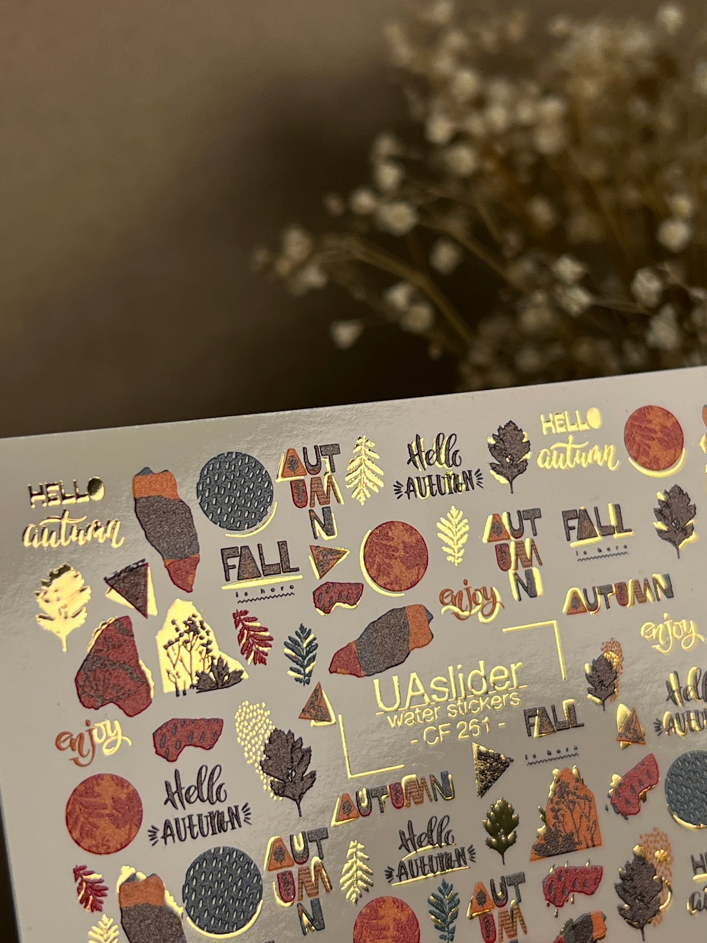 Nail Water Decal CF-261