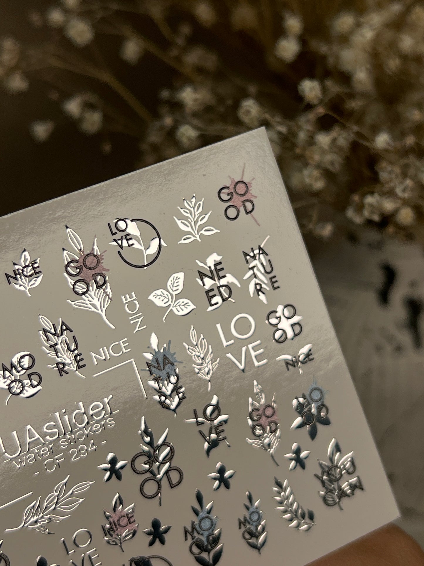 Nail Water Decal CF-294