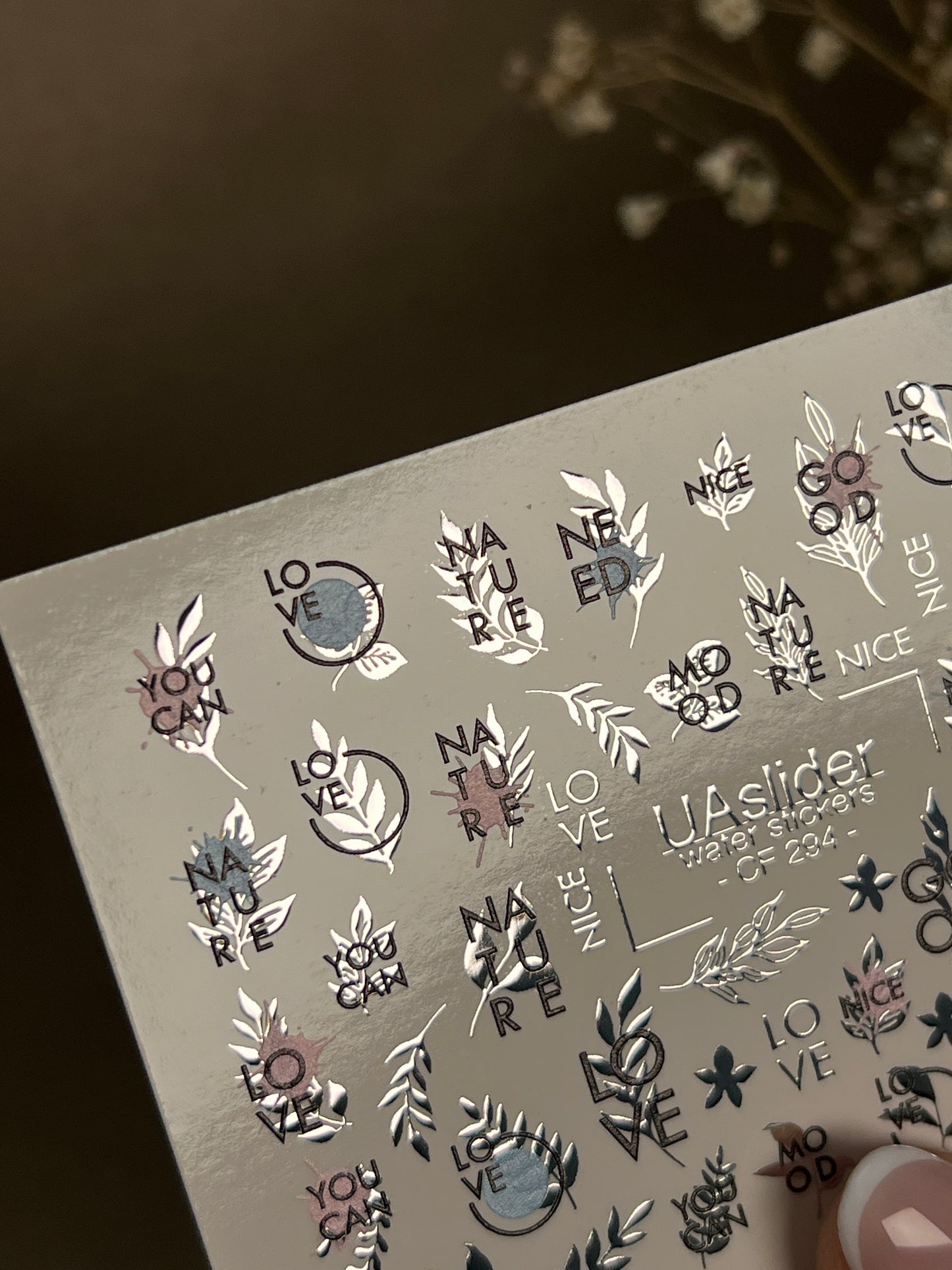 Nail Water Decal CF-294
