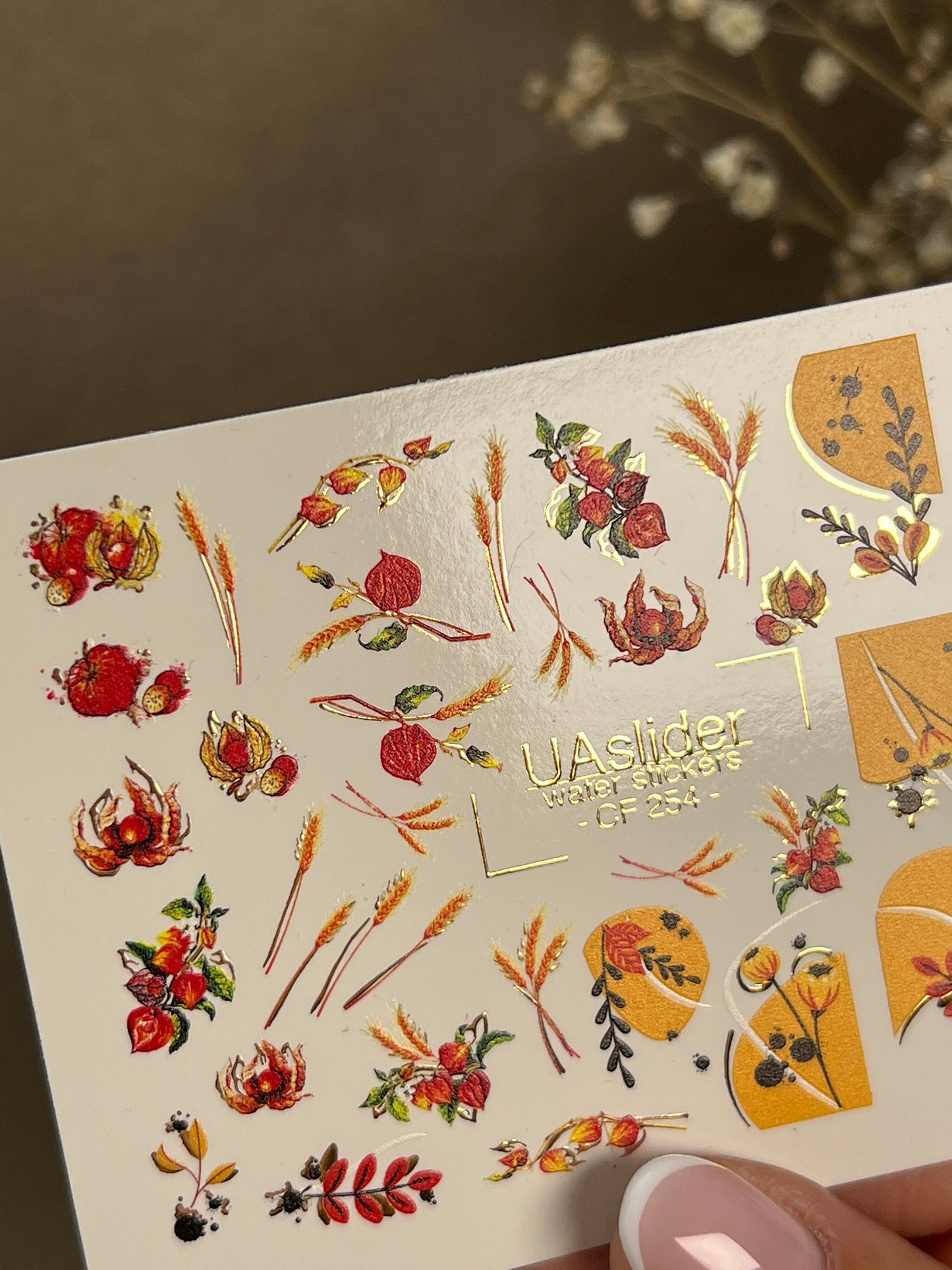 Nail Water Decal CF-254
