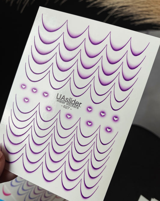 Nail Water Decal 627