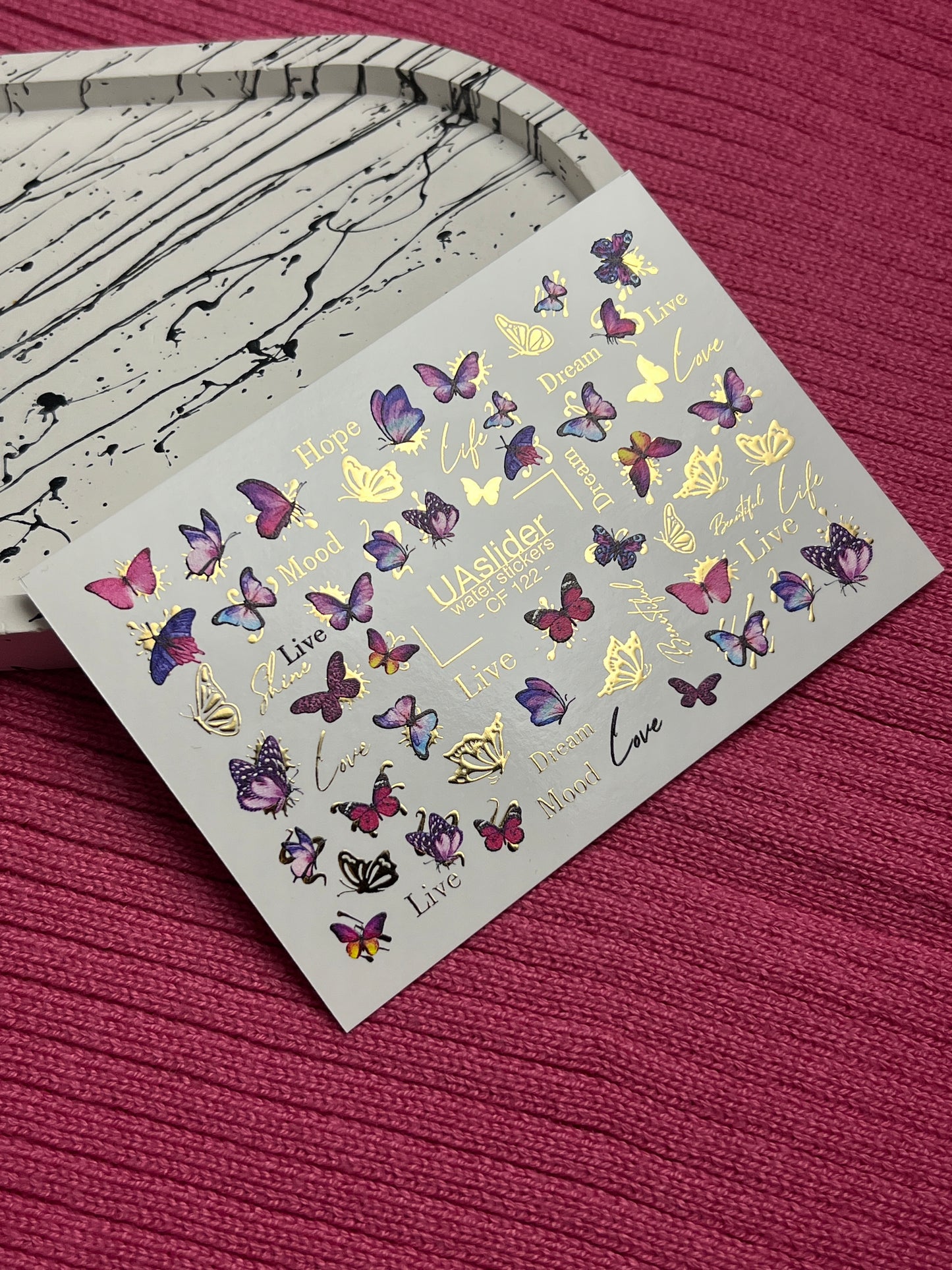 Nail Water Decal CF-122