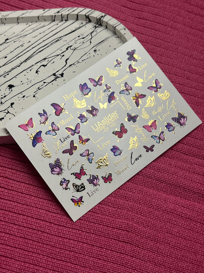 Nail Water Decal CF-122