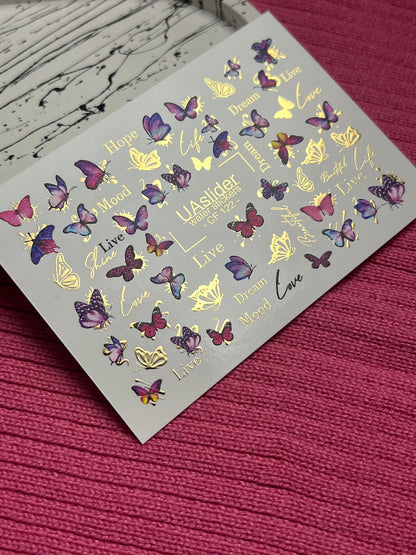 Nail Water Decal CF-122