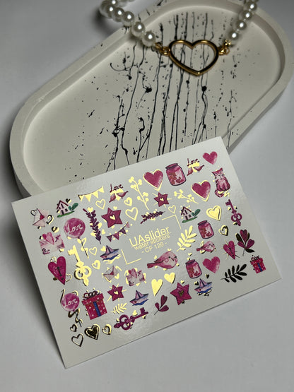 Nail Water Decal CF-126