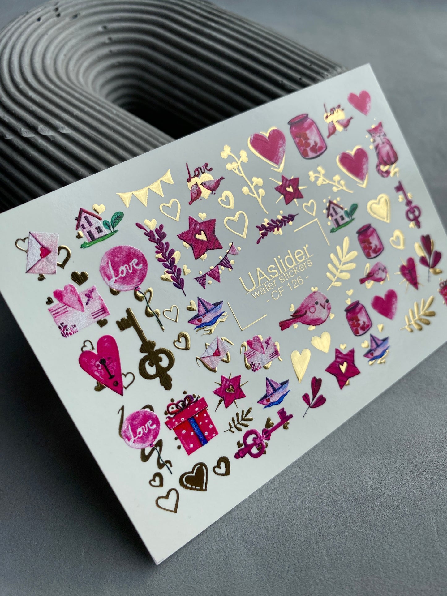 Nail Water Decal CF-126