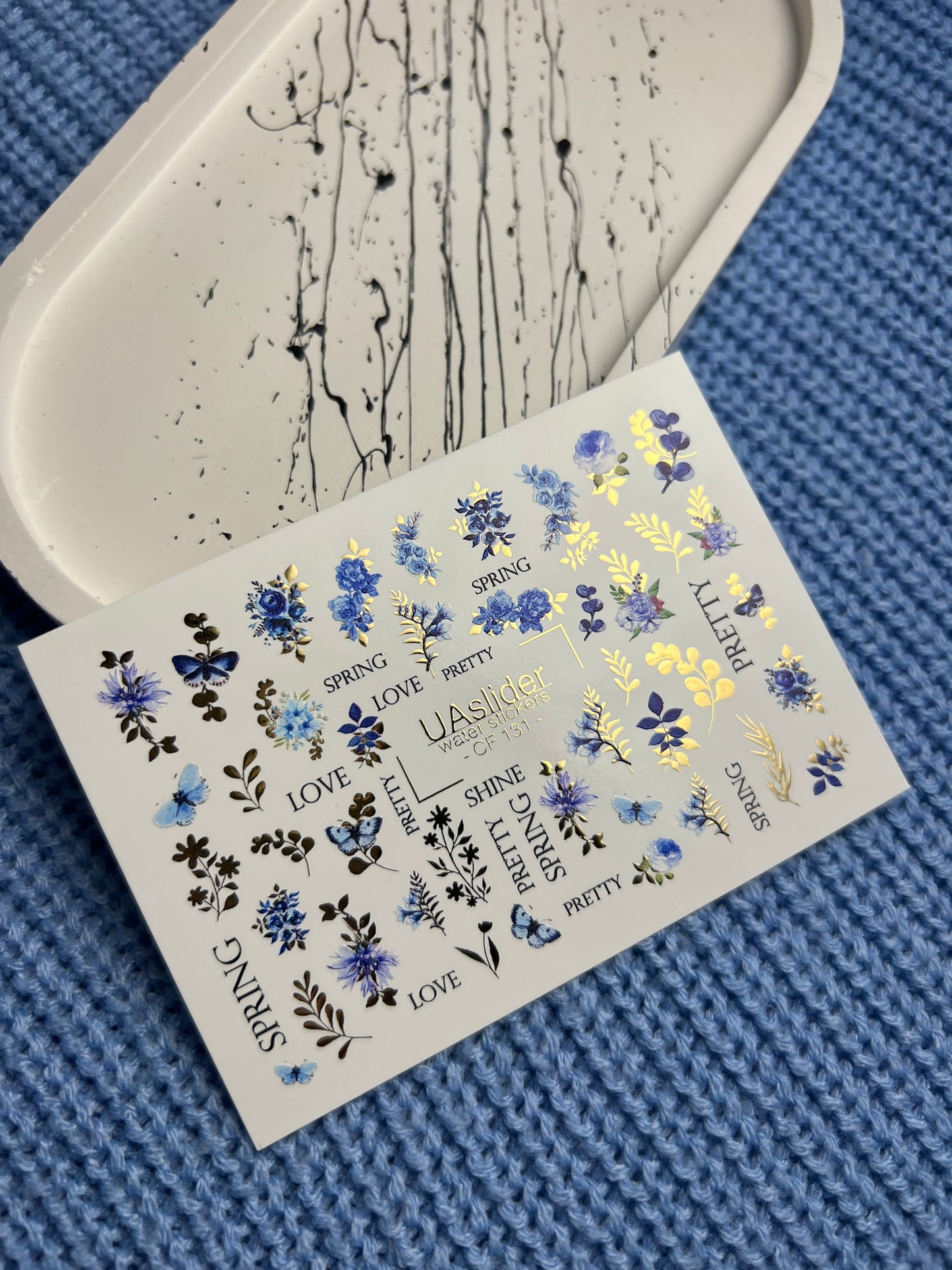 Nail Water Decal CF-131
