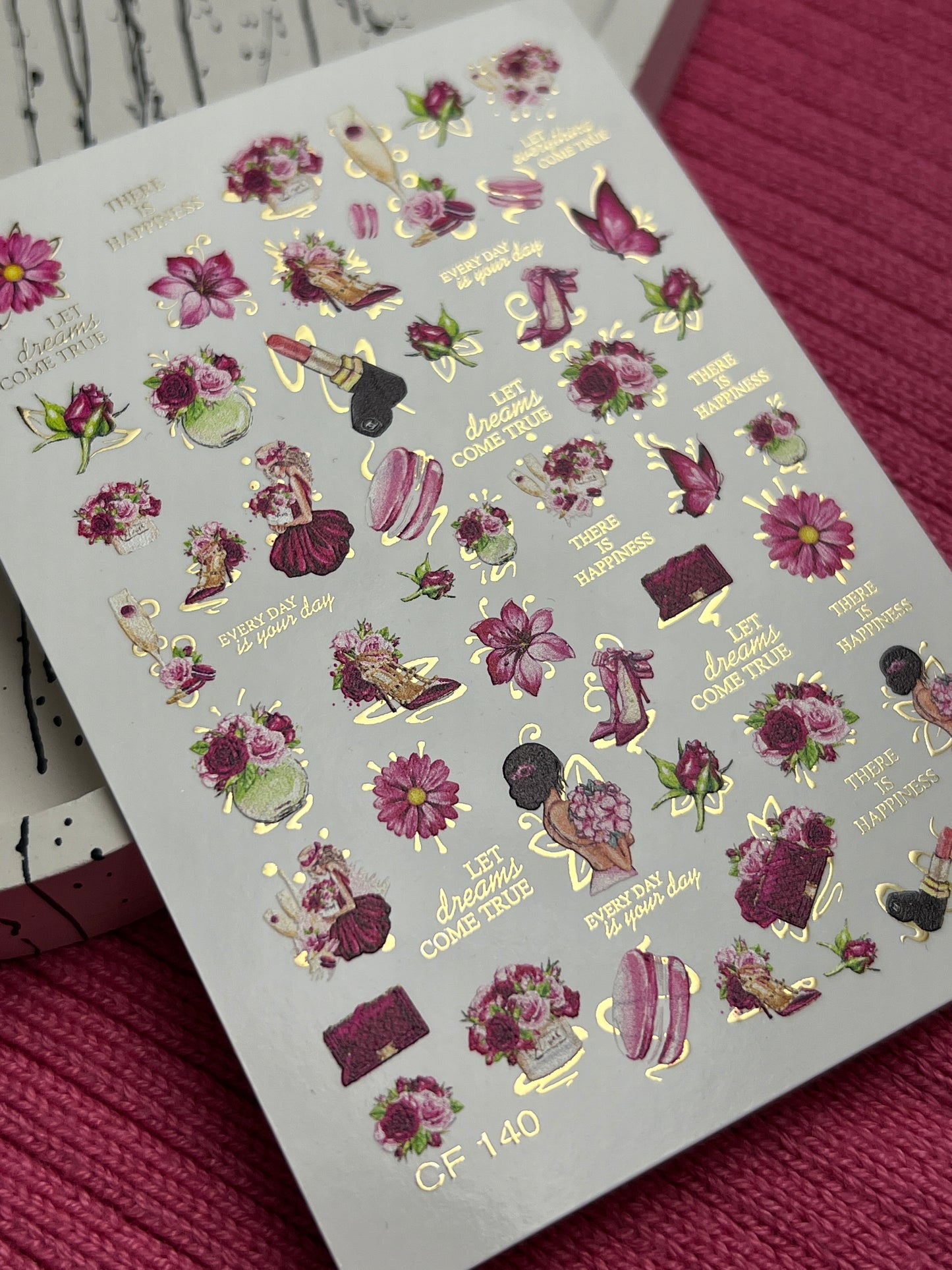 Nail Water Decal CF-140