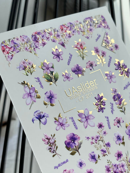 Nail Water Decal CF-201