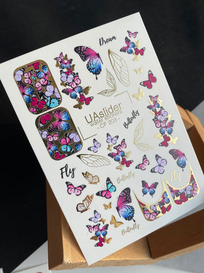 Nail Water Decal CF-203