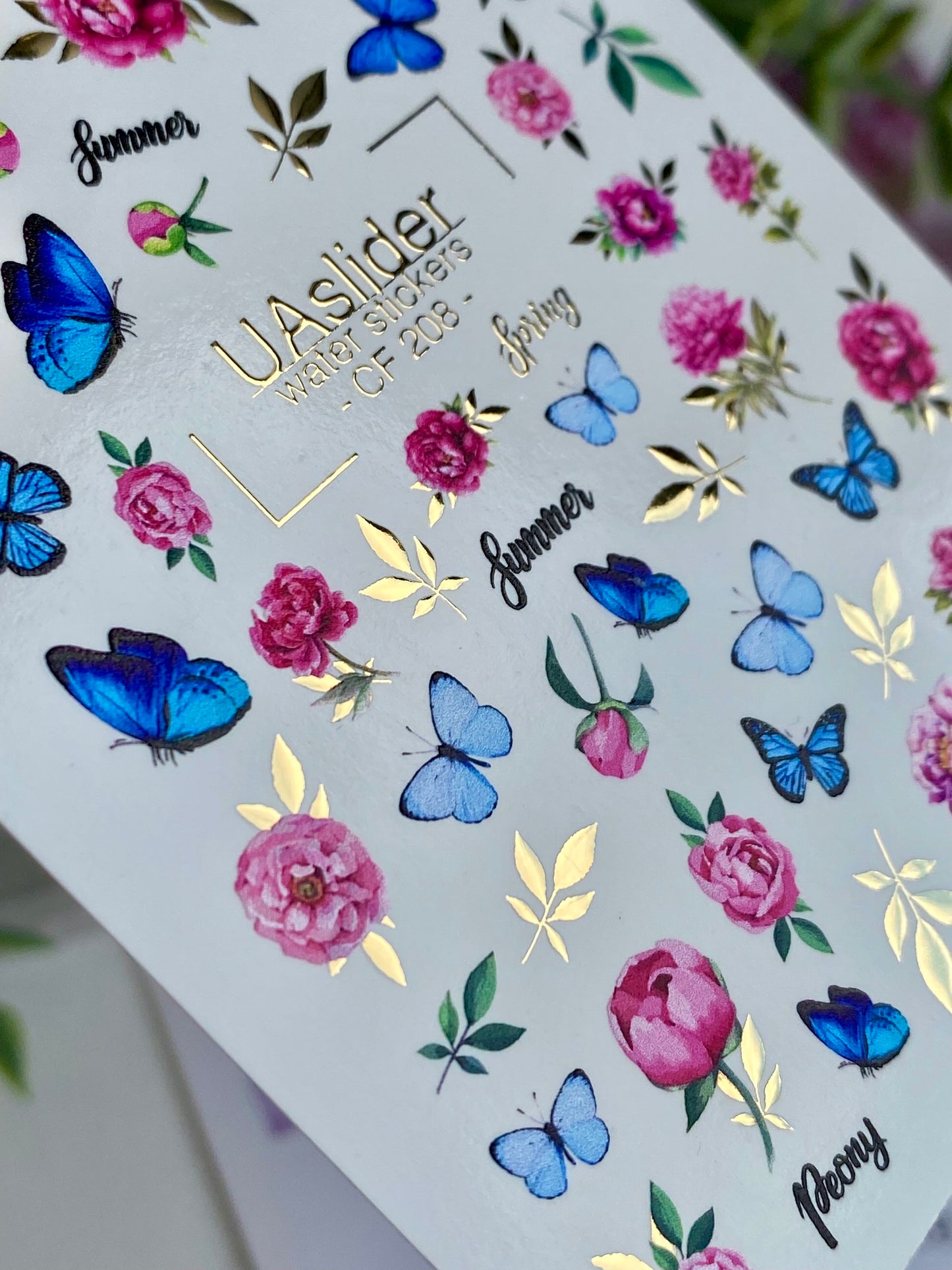 Nail Water Decal CF-208