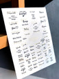 Nail Water Decal CF-232