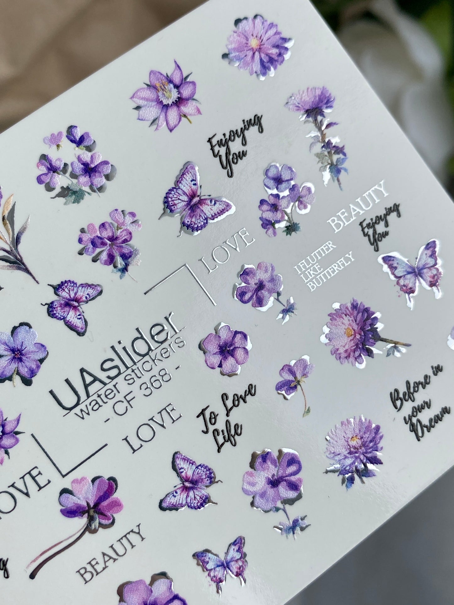 Nail Water Decal CF-368
