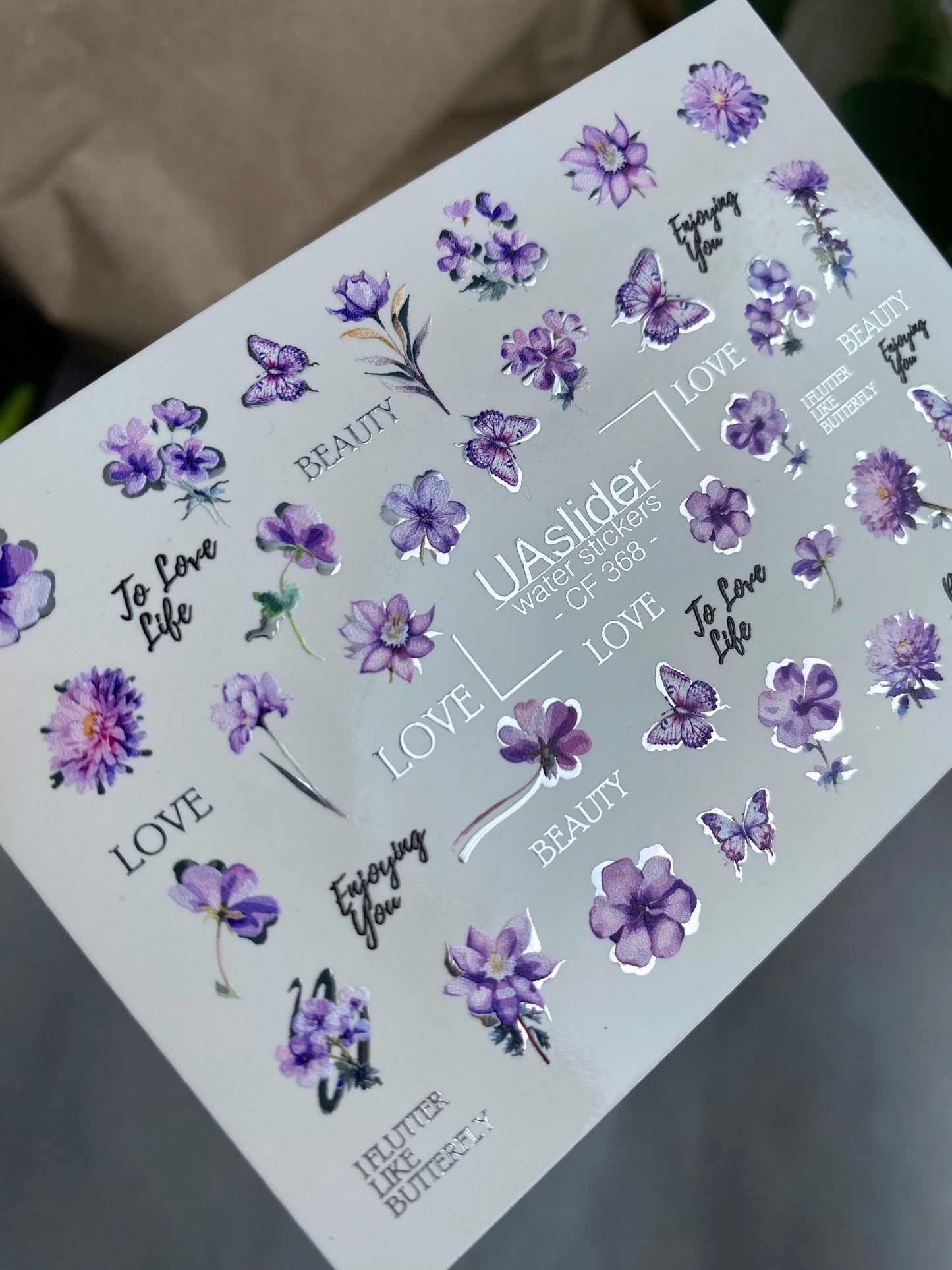 Nail Water Decal CF-368