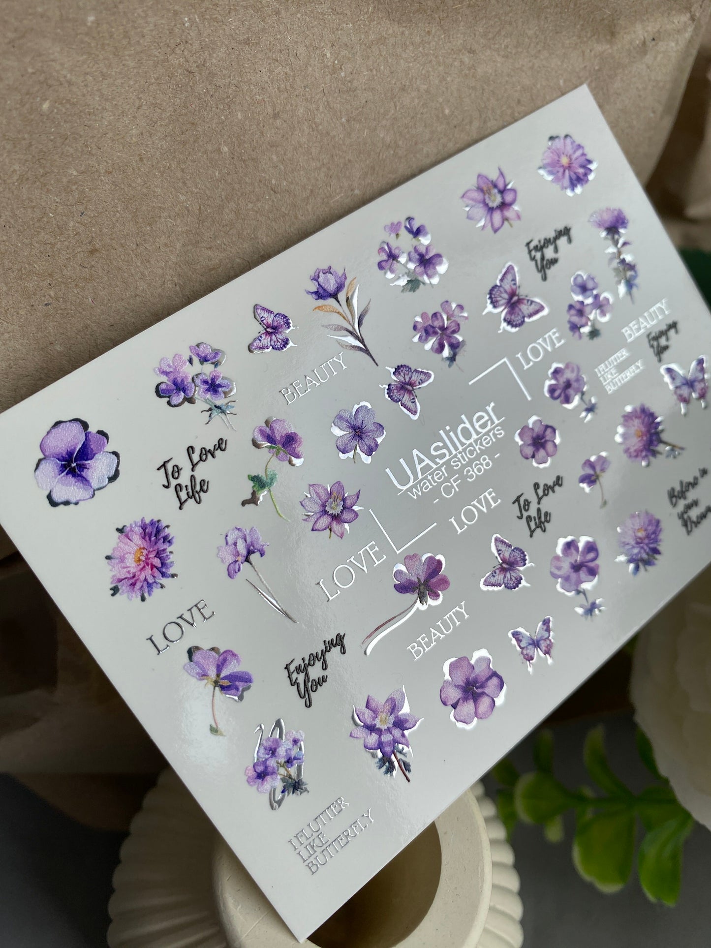 Nail Water Decal CF-368