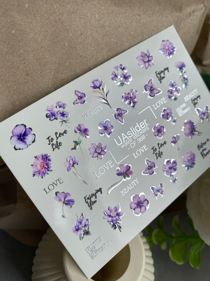 Nail Water Decal CF-368