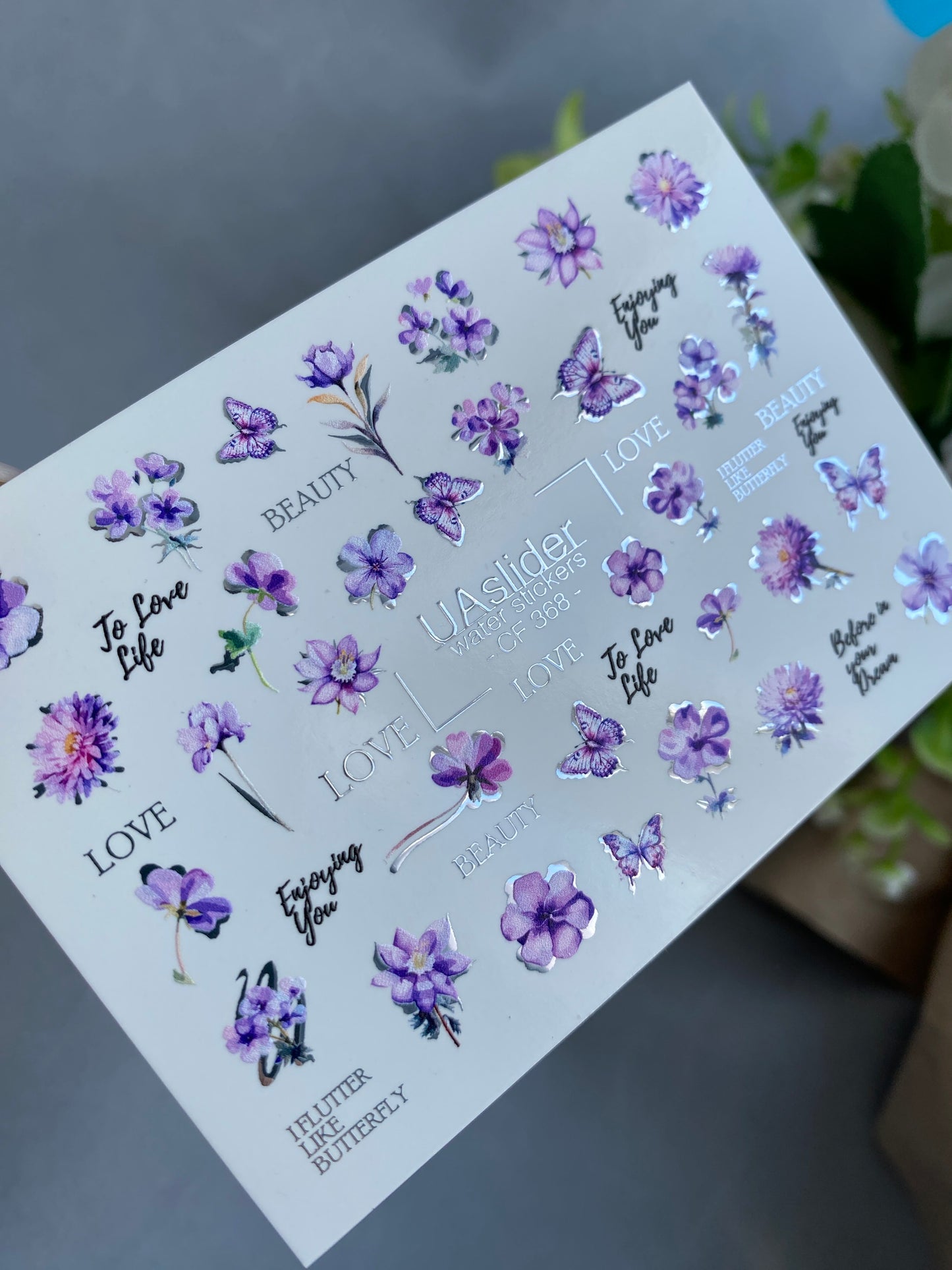 Nail Water Decal CF-368