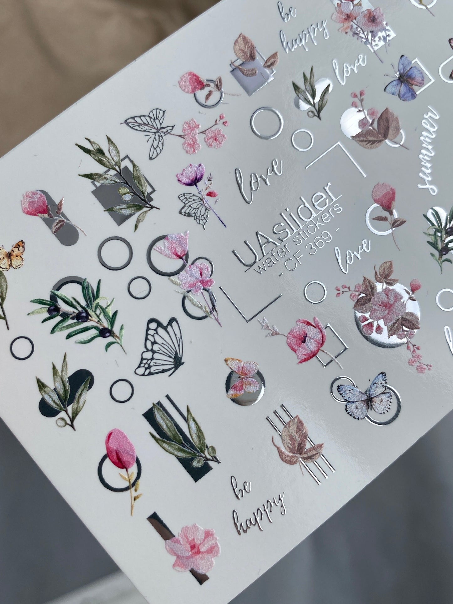 Nail Water Decal CF-369