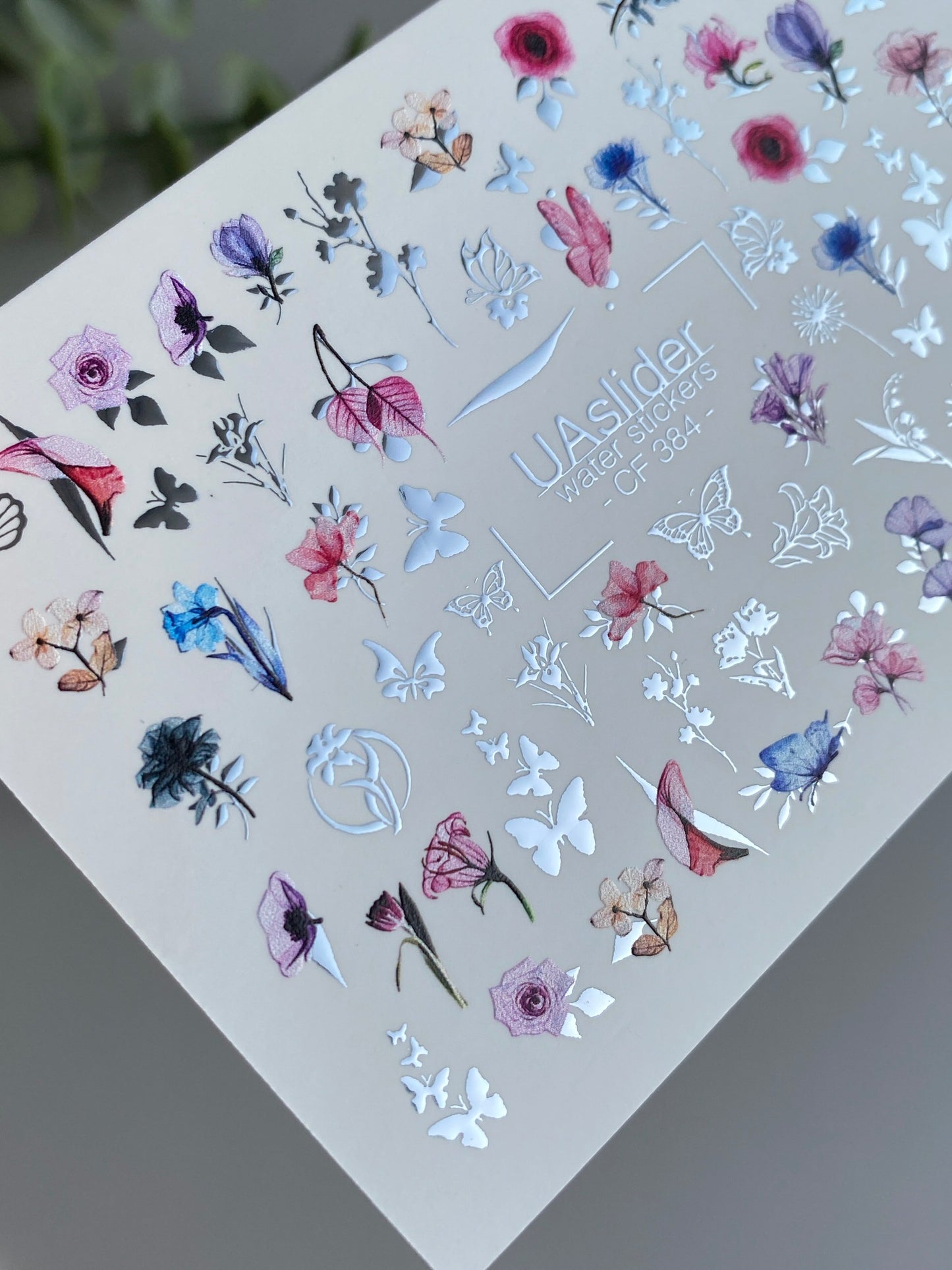 Nail Water Decal CF-384