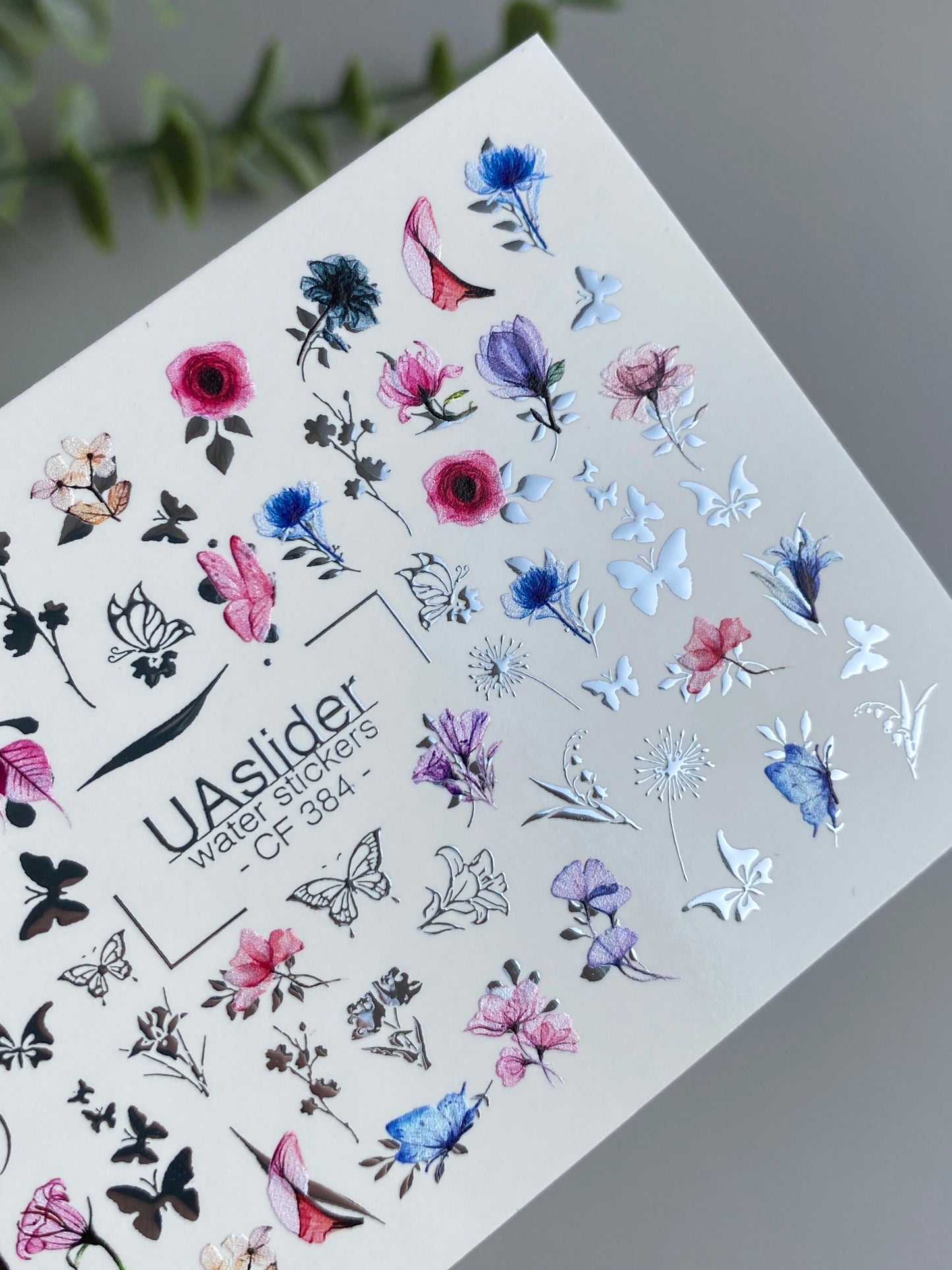Nail Water Decal CF-384