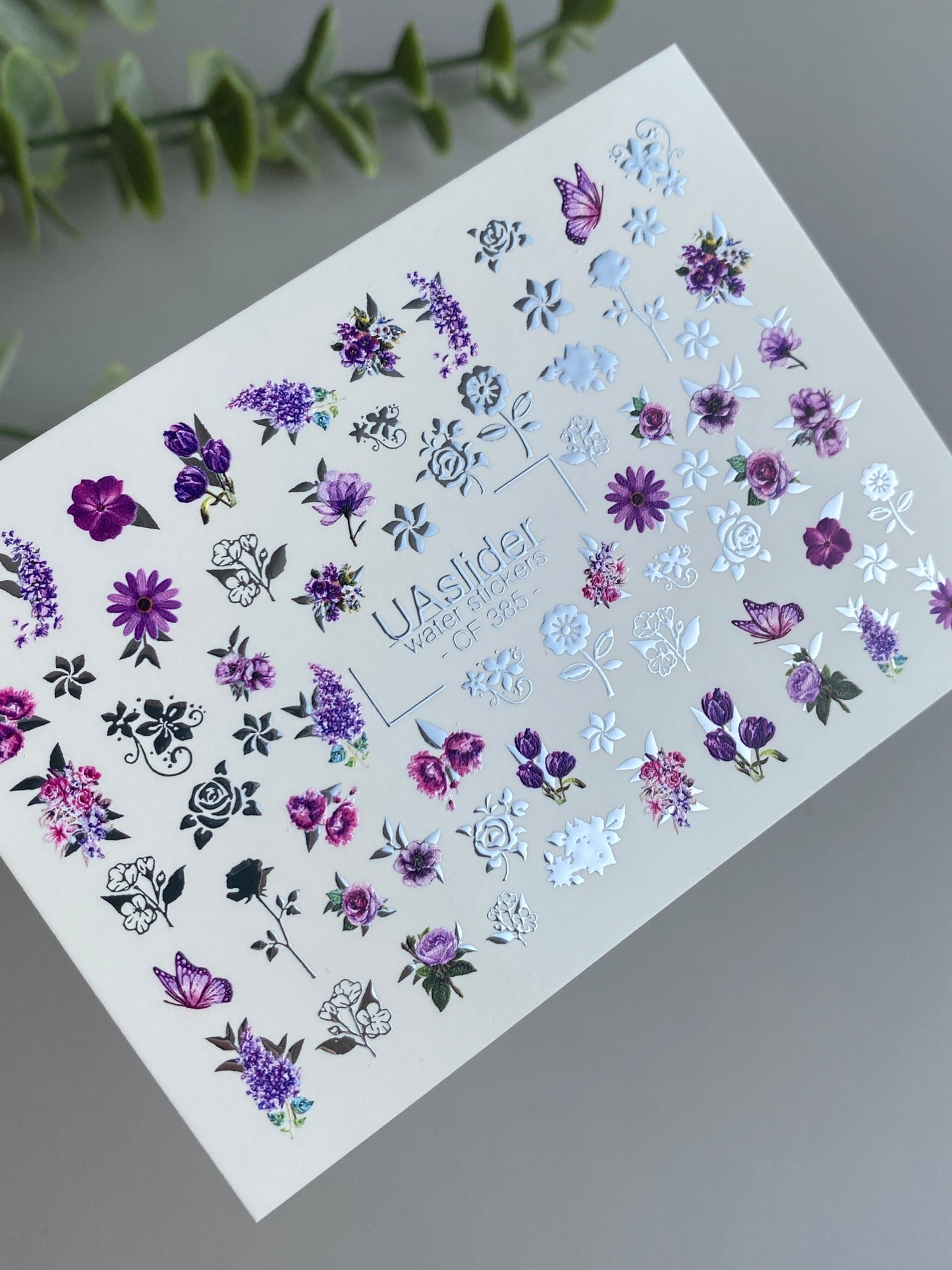 Nail Water Decal CF-385