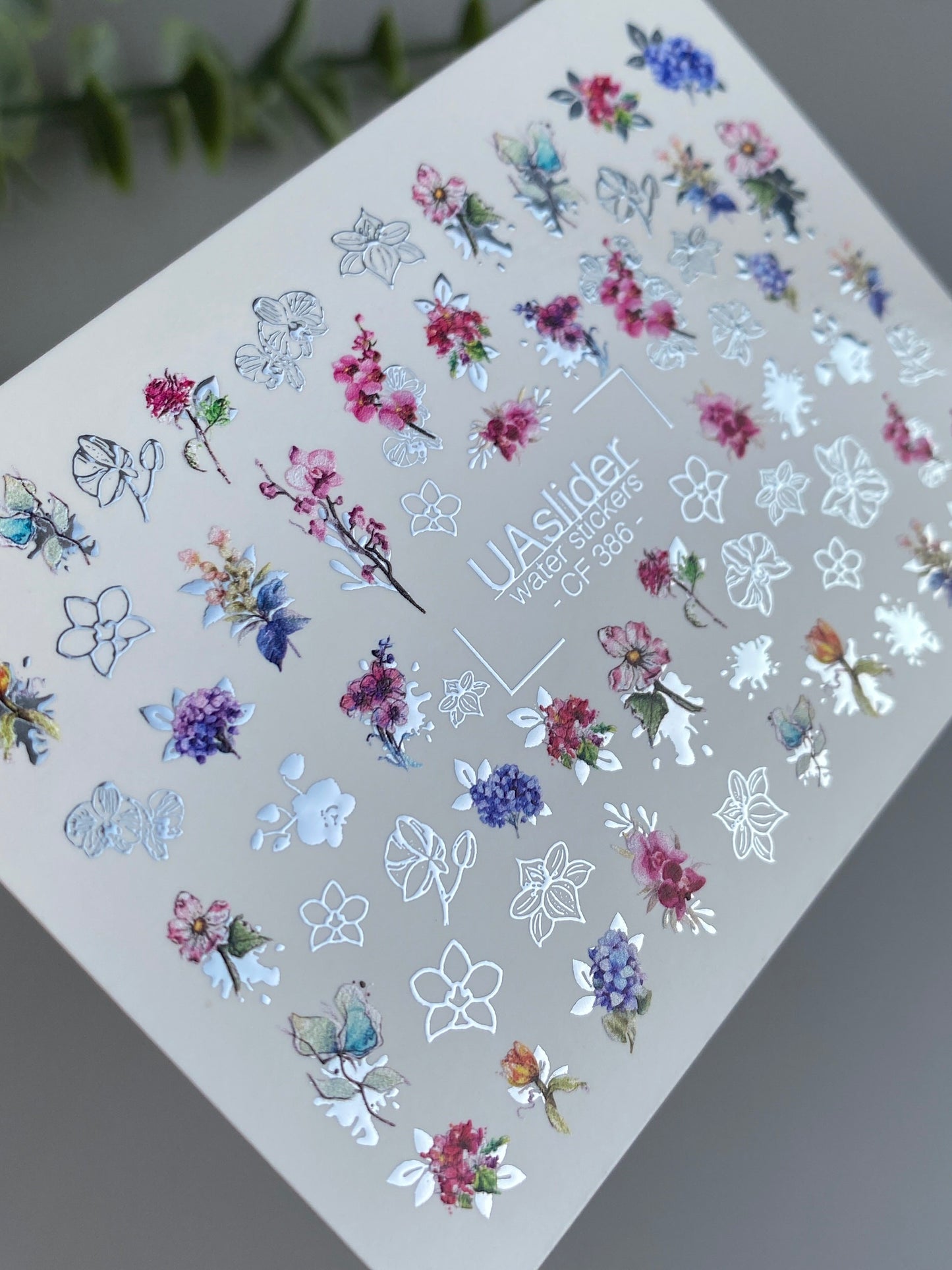 Nail Water Decal CF-386