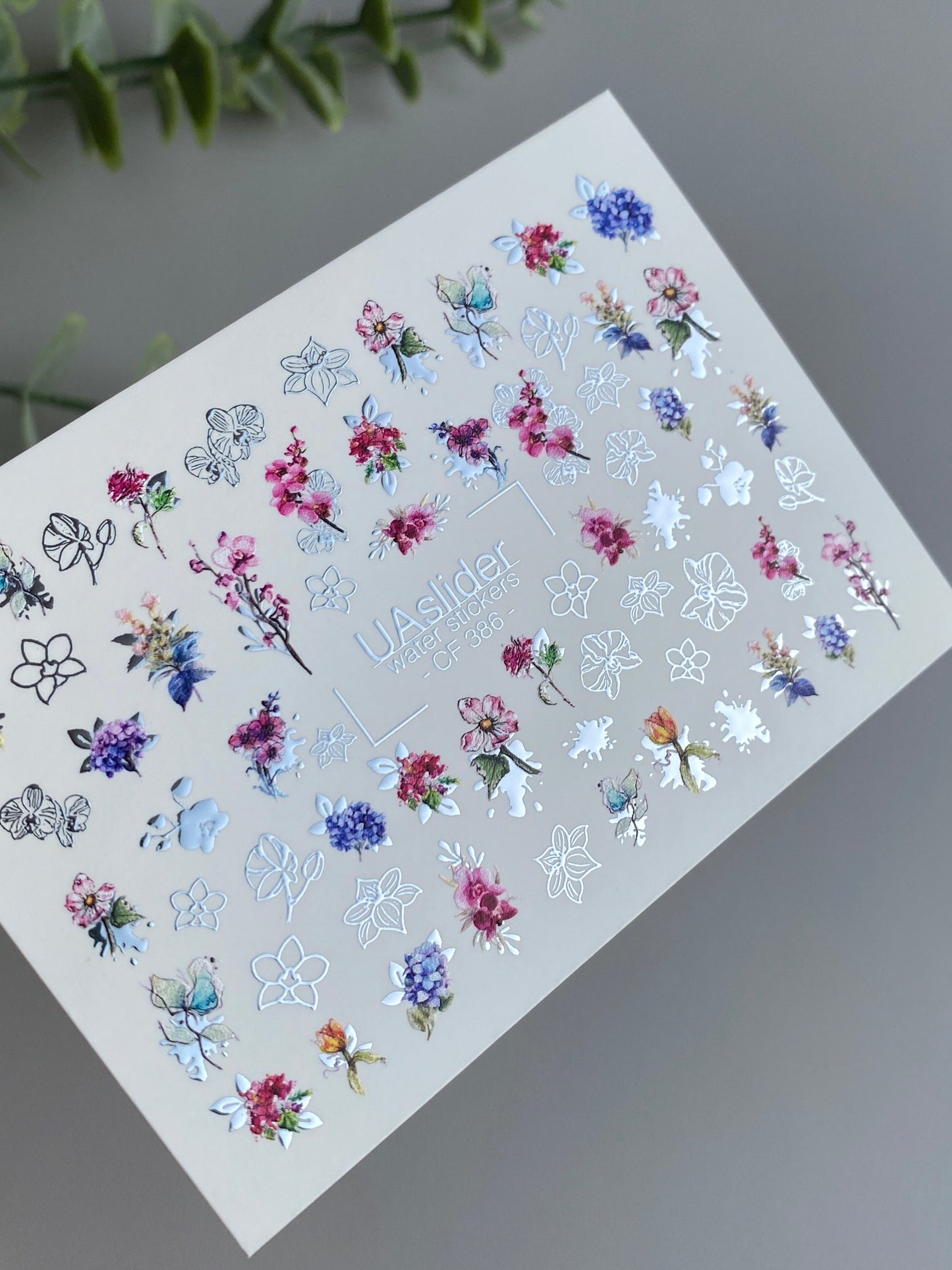 Nail Water Decal CF-386