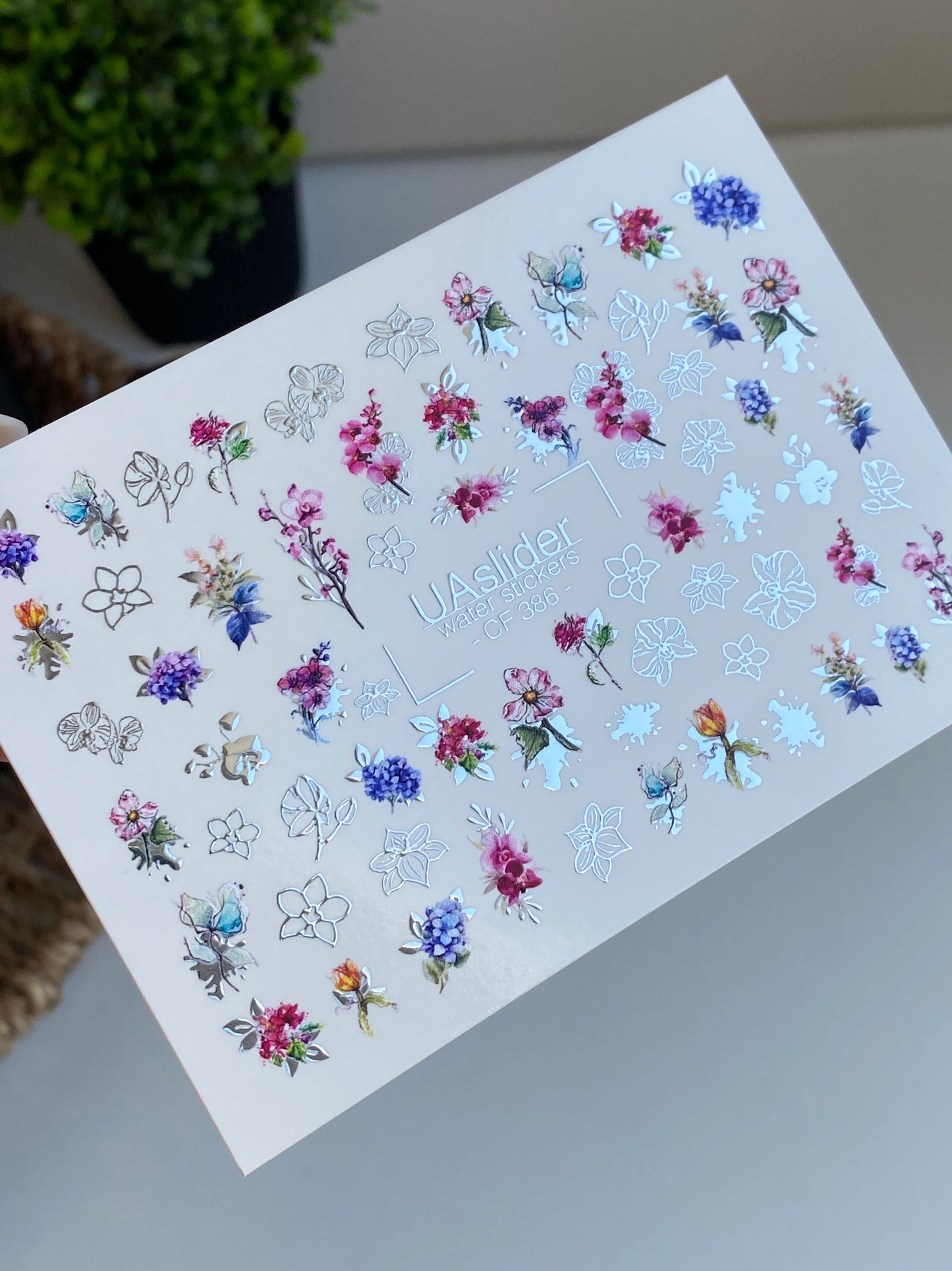 Nail Water Decal CF-386