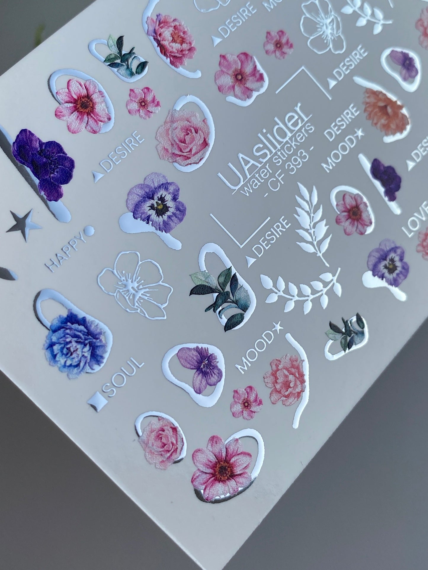 Nail Water Decal CF-393
