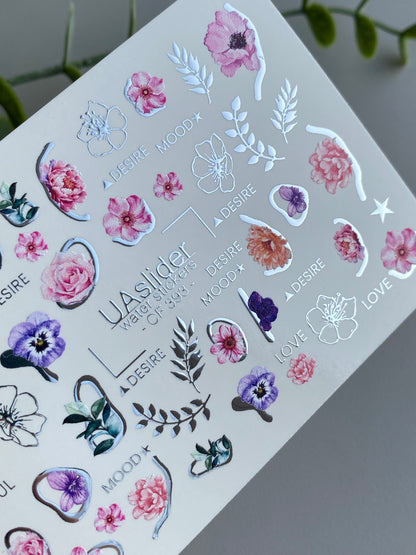 Nail Water Decal CF-393