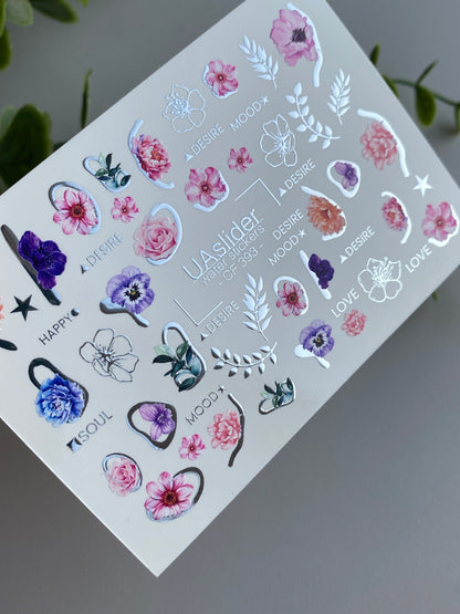 Nail Water Decal CF-393