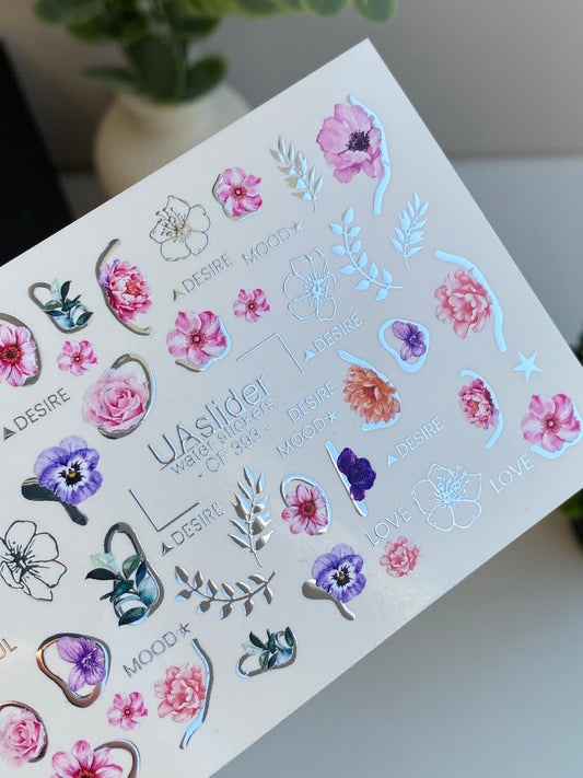 Nail Water Decal CF-393