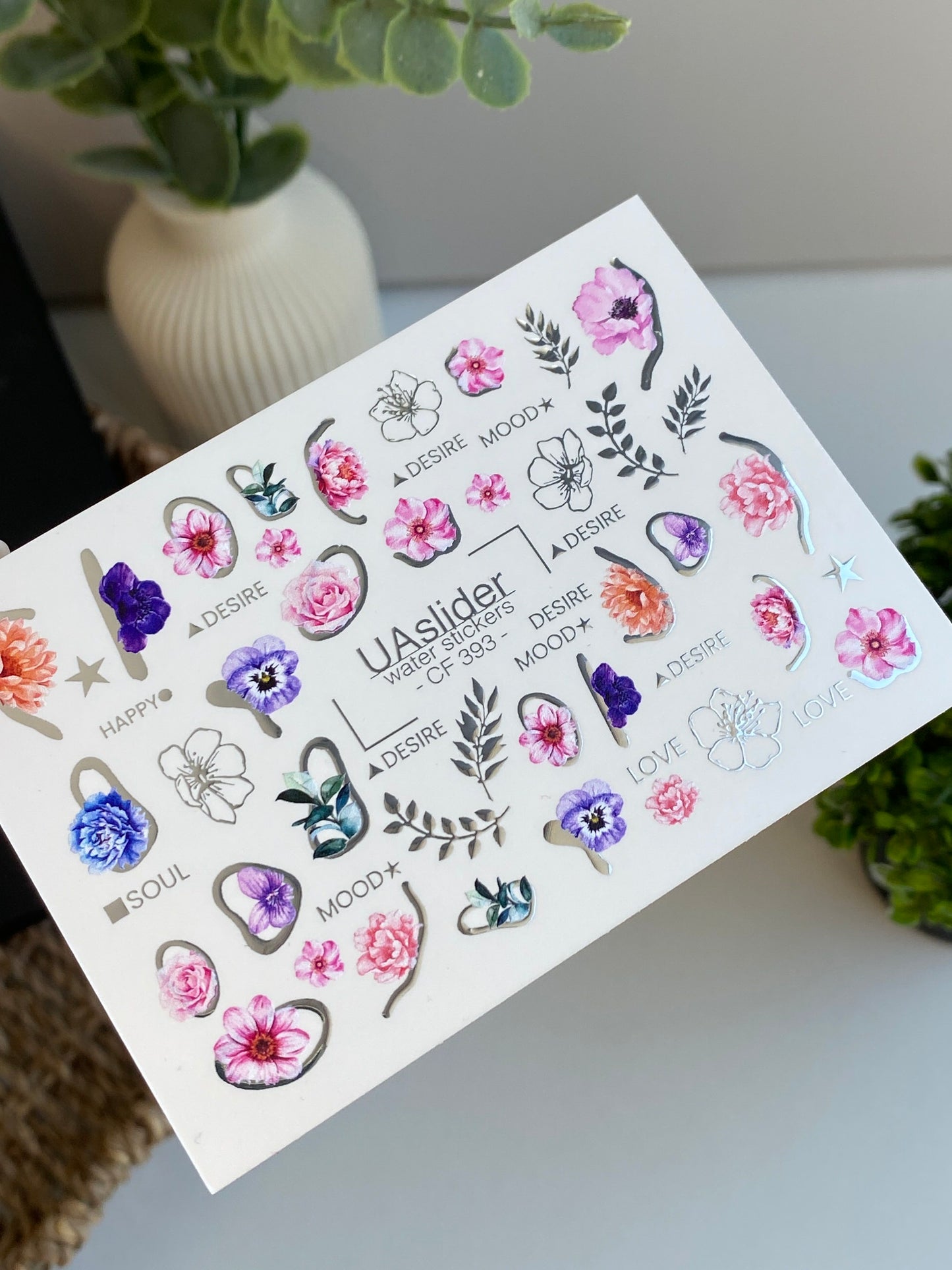 Nail Water Decal CF-393