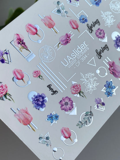 Nail Water Decal CF-394