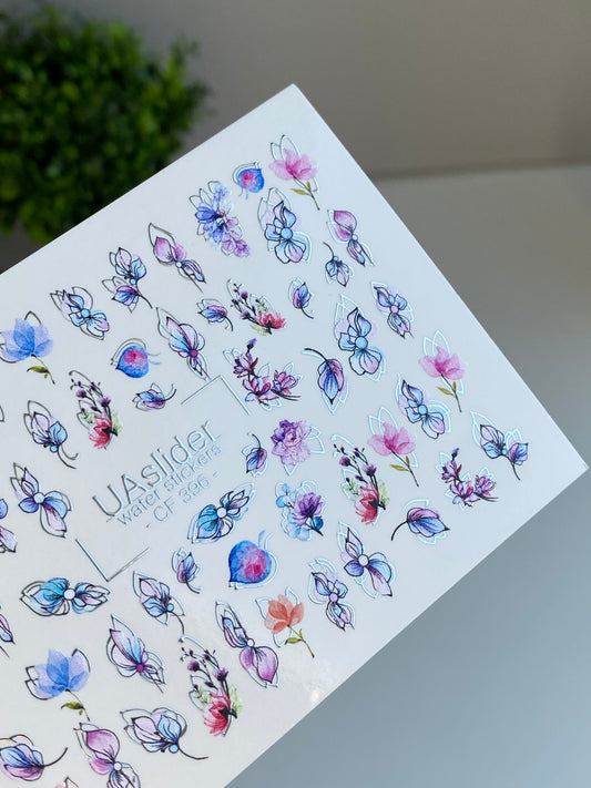 Nail Water Decal CF-396