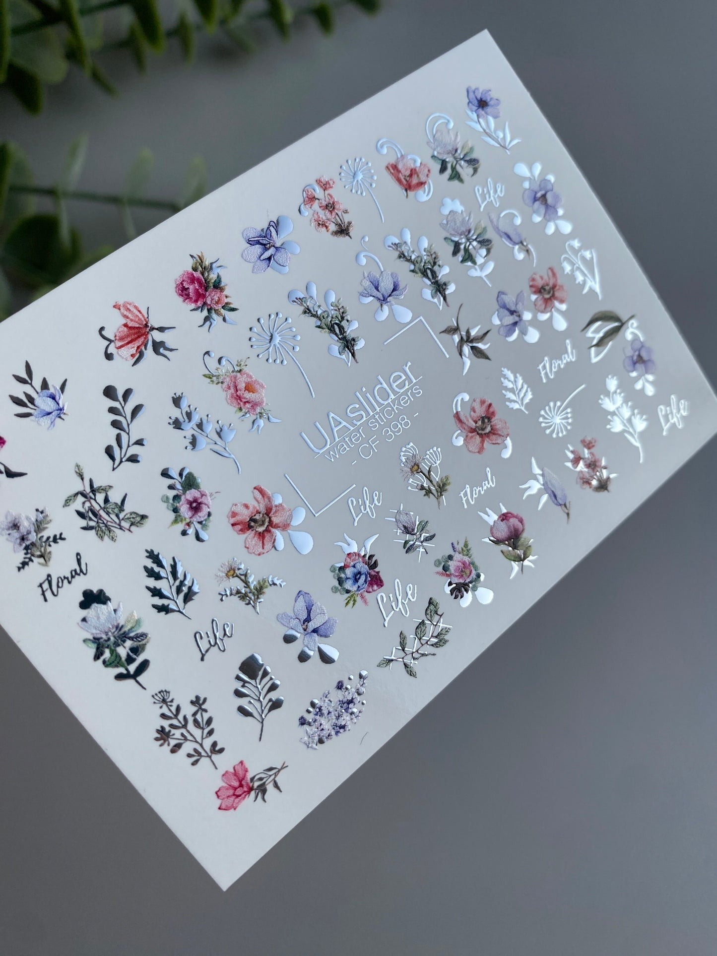 Nail Water Decal CF-398