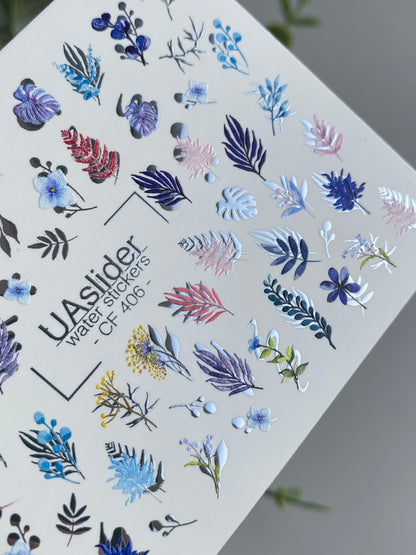 Nail Water Decal CF-406
