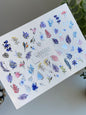 Nail Water Decal CF-406