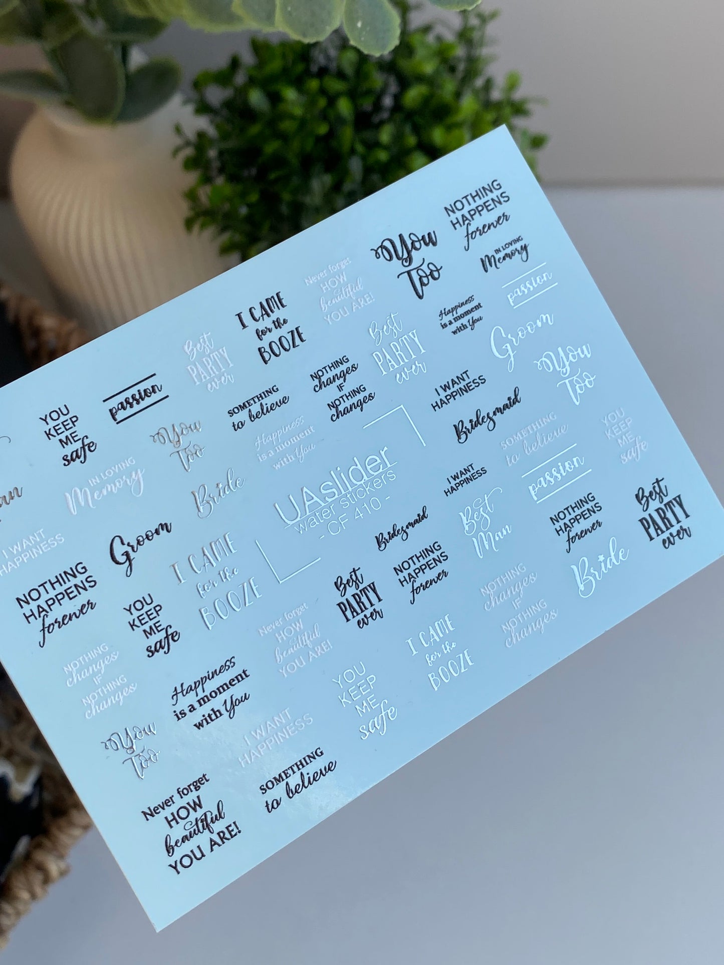 Nail Water Decal CF-410